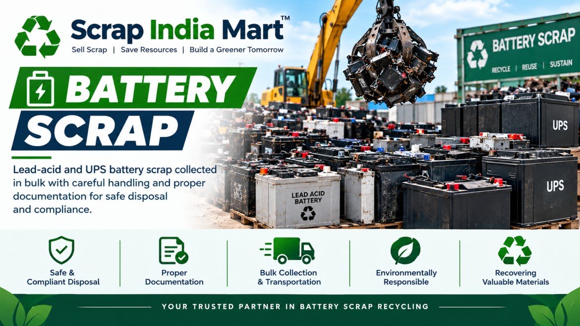 Battery scrap — Scrap India Mart