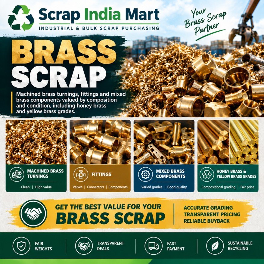Brass fittings and pipe scrap — Scrap India Mart