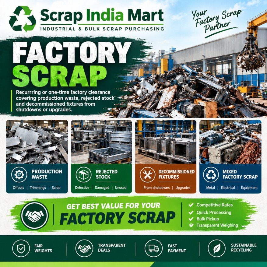 Factory scrap yard — Scrap India Mart